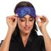Haskirky Breathable Light Blocking Eye Mask for Deep Sleep - Adjustable Adult Men and Women Travel and Meditation Comfort - Purple - Buy Online on GoSupps.com