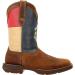 Durango Men's Rebel Western Boot 10.5 Brown with North Carolina Flag Detail - Buy Online on GoSupps.com