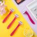 30-Piece T-Type Bikini Razors Set for Women - Gentle Trimmer for Bikini Line, Armpits, and Body - Rose Red - Buy Online on GoSupps.com