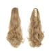 Ponytail Extensions 22" Wavy Ponytail Hair Claw Jaw Clip in Hair Extension Heat Resistant Fiber Ponytail Hairpiece for Women Girls Extension Synthetic Long Wave Hair for Women(Color:0014)
