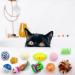 QUOZUO 32 Packs Cat Toys Variety Pack for Kitty Cat Balls with Bells Cat Feather Toy Cat mouse Toys Cat Crinkle Balls Catnip Toys for Indoor Cats Kittens Kitten Toys Assortments - Buy Online on GoSupps.com