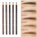 5 COLORS Set Eyebrow Pencil Drawing Eye Brow Pen Peel Off Makeup Cosmetic