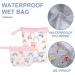 Maeau Reusable Wetbag Set - 2 Waterproof Diaper Bags (20x28cm & 30x40cm) | Stylish Baby Organizer with Nasal Pockets | 18 Patterns | Perfect for Gym & Kindergarten - Buy Online on GoSupps.com