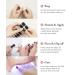 Buy Semi Cured Gel Nail Strips - 28Pcs Purple Lightning DIY Gel Nail Wraps with Prep Pads & Nail File Compatible with UV Nail Lamps - International Shipping - Buy Online on GoSupps.com