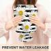 NAANLE Striped Daisies Hot Water Bottle with Lid - 1L for Menstrual Cramps Relief & Heat Therapy | Transparent Design - Buy Online on GoSupps.com