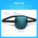 2 Pack AMZVIO Adjustable 3D Eye Patches for Adults & Kids | Soft Amblyopia & Lazy Eye Covers in Black & Blue - Buy Online on GoSupps.com