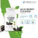 Natural Acai Berry Cleanse - Powerful Antioxidant Detox for Liver, Colon, Pancreas - Supports Healthy Digestive System - Made in USA - 1 Month Supply - Buy Online on GoSupps.com