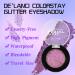 DE'LANCI Bright Purple Glitter Eyeshadow - Intense Color Payoff, Shimmering and Long-Lasting Vegan Formula - Buy Online on GoSupps.com
