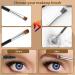 Sibba 3 Pieces Eyebrow Brush Set Double-Ended Black Spoolies Eyelash Brow Eyeshadow Comb Mini Eye Lash Curler Separator Makeup Mascara Angled Eyeliner Applicator Tool for Women Girls - Buy Online on GoSupps.com