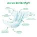 Bambibo Baby Diapers Size 1 (Newborn 2-4kg) - 28 Organic Cotton Diapers with Umbilical Neckline for Premature Babies | Cotton Soft & Eco-Friendly - Buy Online on GoSupps.com