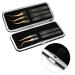 5-Piece Eyelash Extension Tweezers Set for Professional Lashes - Curved Tip Precision Tweezers for Volume Fans, Black Gold - Buy Online on GoSupps.com