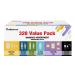 Variety Bandages Pack 328ct Assorted Bulk Various Sizes Shapes &Features | Sheer Fabric & Flex Fabric with Benzalkonium ECO Bamboo Fabric Waterproof Cartoon Blind Box Fragrance Bandages