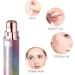 2 in 1 Eyebrow Trimmer & Face Hair Remover - Rechargeable Painless with LED Light - Rose Gold & White - Buy Online on GoSupps.com