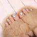 Silver Press on Toenails Short Square Fake Toenail Mirror Art - 24Pcs Glitter Full Cover Nail for Women and Girls - Buy Online on GoSupps.com