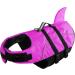 Buy Queenmore Dog Life Jacket - Ripstop Swimming Vest for Small & Large Dogs | Lifeguard with Handle for Kayaking - Fuchsia M - Buy Online on GoSupps.com