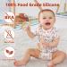 Mezrkuwr Thumb Silicone Bite Ring with Pacifier Chain | Teething Relief & Sensory Exploration | Cute & Easy to Handle - Buy Online on GoSupps.com