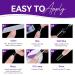 240PCS Gelike EC Square Curved Nail Tips - Preshaped Long Soft Gel Half Cover Extension for Acrylic Nails & Gel Polish - 12 Sizes Curved Square Nails Salon - Buy Online on GoSupps.com