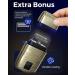 GLAKER Electric Razors for Men - Compact Foil Shaver with 3 Adjustable Speed & Extra Replacement Foil Blade Cordless Barber Face Shavers for Bald Head & Sensitive Skin Ideal Gifts for Men (Bronze) - Buy Online on GoSupps.com