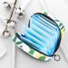 Stylish Menstruation Pad Bag with Zipper | Hand-Drawn Cactus Design | Women's Tampon & Napkin Collector Bag - Buy Online on GoSupps.com