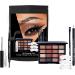 Eyeshadow Kit Portable Makeup Kit with Eyeshadow Eye Liner & Mascara | Long Lasting Waterproof Eyeshadow Palette for Women/Set - Buy Online on GoSupps.com