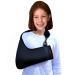 4DflexiSPORT Child Arm Sling (10-11yr) - Medical Grade, Easy-fit, Ultra-comfort, Cooling - Black/Black Trim - Fits R or L Arm - Buy Online on GoSupps.com