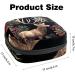 Women's Storage Bands Pocket for Menstrual Cups & Makeup - Large Capacity Organizer - Travel Essential - Christmas Forest Moose Design - Buy Online on GoSupps.com