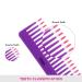 Vega 1268 Shampoo Comb - 1 Pc | Detangling Hair Brush for Smooth & Tangle-Free Hair - Buy Online on GoSupps.com