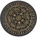 Pendulum Board - Handcrafted Holzwahrsagerei Round Dowsing Board | Metaphysical Witch Star Gift | Unique Carved Wooden Divination Tool - Buy Online on GoSupps.com