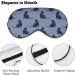 Elegance Russian Cat Sleep Mask Adjustable Eye Cover for Sleeping and Travel - Buy Online on GoSupps.com