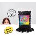 300 pcs 1 inch Black Pom Poms Balls in Reusable Zipper Bag - Arts and DIY Project Supplies - Buy Online on GoSupps.com