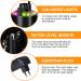 Delamiya Ultrasound Nebulizer | 12 LED Color-Changing Mist Maker for Fountains & Ponds - Premium Water Fogger with Removable Spray Protection - Buy Online on GoSupps.com