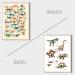 MeinBaby123 Dino Poster Double-Sided DIN A2 - Boys Dinosaur Decoration for Children's Room - Buy Online on GoSupps.com
