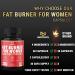 Women's Fat Burner: 9-in-1 Blend with Apple Cider Vinegar, Green Tea, Garcinia Cambogia, Green Coffee Bean & More - Buy Online on GoSupps.com
