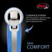 FLEXI New Comfort Retractable Dog Leash - 26 ft for Dogs up to 50 kg - Large Blue/Pastel Blue | International Shipping Available - Buy Online on GoSupps.com
