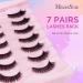 Buy MelodySusie Natural Eyelashes - 7 Pairs Wispy 13mm Short Mink Strip Lashes - Fluffy Cat Eye Lashes (No Glue Included) - Perfect for Natural Look - Buy Online on GoSupps.com