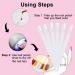200 Pieces Nail Stick Display - Suprrow Nail Art Tips Polish Rings & Number Stickers for DIY Nail Studios | Transparent Design - Buy Online on GoSupps.com