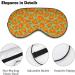 Cartoon Pumpkin Sleep Mask for Women | Adjustable Eye Shades with Elastic Strap - Perfect for Travel & Relaxation - Buy Online on GoSupps.com