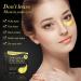 24K Gold Eye Masks - Collagen Under Eye Treatment Patches for Puffy Eyes, Dark Circles, Anti-Wrinkle - 30 Pairs - Buy Online on GoSupps.com
