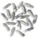 Xiannvxi 20 pieces crystals stone stone set white Labradorite stone natural healing crystal set polished drum stones magic wand Reiki bulk six-sockets witchcraft gift clear labradorite-20pcs