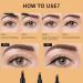  Gkaopi SZS 2 in 1 Eyebrow Pencil with 4 Split Ends Magic 3D Eyebrow Pencil with Eyeliner Durable Waterproof Eyebrow Pencil for Beginners and Professionals - Buy Online on GoSupps.com