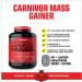 MuscleMeds Carnivor Mass Gainer Beef Protein Isolate Shake - Cookies & Cream 6 lb | 50g Protein, 125g Carbs, 0 Fat, 0 Sugar | Lactose Free - Buy Online on GoSupps.com
