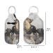 FKELYI Cute Cow Print Hand Sanitizer Holder Keychain - Empty Travel Size Bottle for Liquid Lotion Toiletry - Buy Online on GoSupps.com