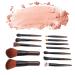 Travel Makeup Brush Set - 12PCS Synthetic Fibre Brushes for Blending Highlighting & Contouring | Compact & Portable  - Buy Online on GoSupps.com
