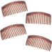 Topkids Accessories Set Of 4 Hair Comb Slides For Women Ladies Girls French Side Combs Strong Hold Hair Clips Clip Hair Slide for Thick and Fine Hair (9cm / 3.5" Tort Brown) 9cm / 3.5" Tort Brown - Buy Online on GoSupps.com