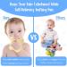 ANGELBB Teething Wristband 3-12 Months | Stimulating Infant Teething Toy | Adjustable & Scratch-proof (Pink) - Buy Online on GoSupps.com