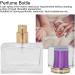 Perfume Dispenser Portable Square 3 Piece Refillable Perfume Bottle for Storing Perfumes/Essential Liquids/Liquids (Purple) - Buy Online on GoSupps.com