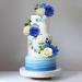 Flower Cake Toppers Boho Cake Toppers Artificial Blue Rose Eucalyptus Cake Decorations for Girl Women Birthday Baby Shower Wedding Valentine's Day Celebration Boho Party Supplies (Style 6) - Buy Online on GoSupps.com