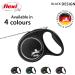 Flexi Black Design Cord Black Medium 5m Retractable Dog Leash/Lead for dogs up to 20kgs/44lbs Medium (5m) - Buy Online on GoSupps.com