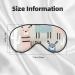 BREAUX Llama Cactus Print Double Sided Eye Mask | Blackout Sleep Mask for Men & Women | Comfortable All-Night Sleep - Buy Online on GoSupps.com
