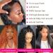 20 Inch Deep Wave Lace Front Human Hair Wig - Brazilian Virgin Hair, HD Transparent Lace, Pre Plucked, Natural Black - Glueless Wet and Wavy Style for Women - Buy Online on GoSupps.com